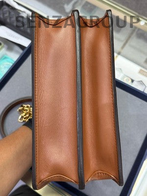 Louis Vuitton Daphne Medium Monogram Brown Gold Chain Shoulder Bag