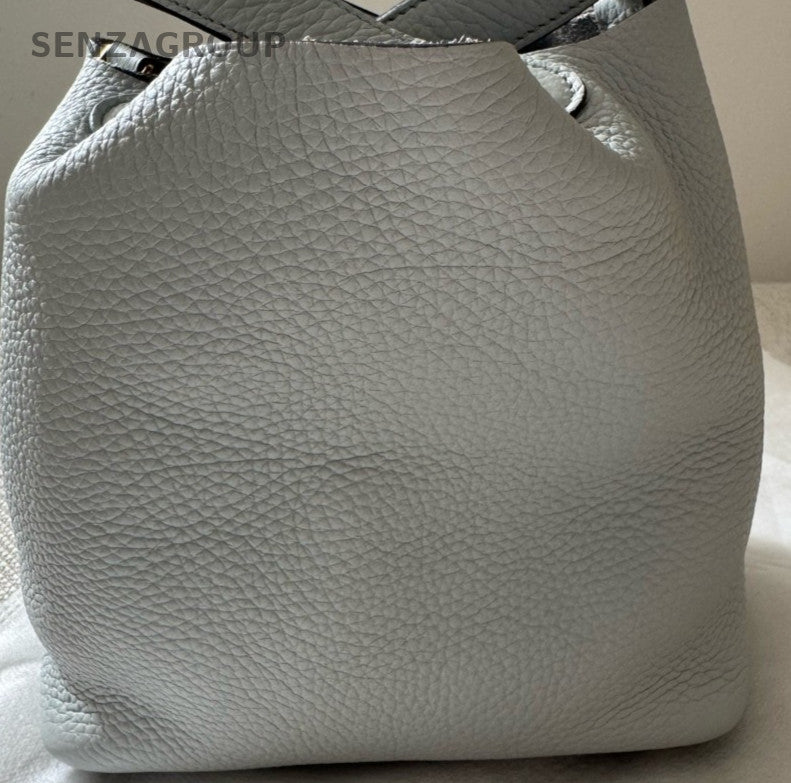 Hermes Picotin Lock Gold Hardware Tote Bag Blue Used Women Classic