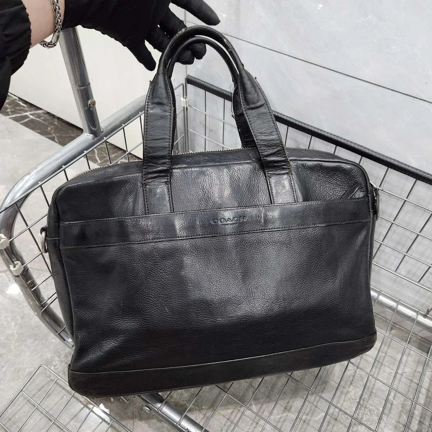 Coach Black Handbag Laptop Briefcase For Women