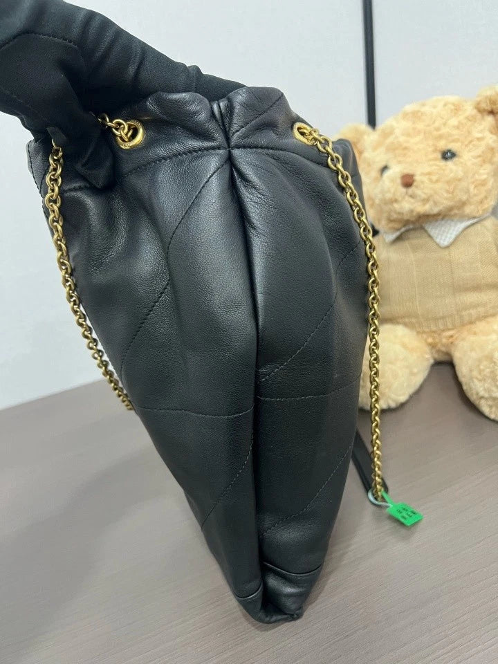 Saint Laurent Black Leather JAMIE Shoulder Bag For Women