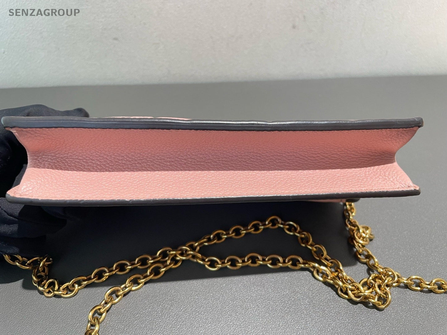 Louis Vuitton Vavin WOC Chain Shoulder Bag Crossbody Pink Gold Women Designer