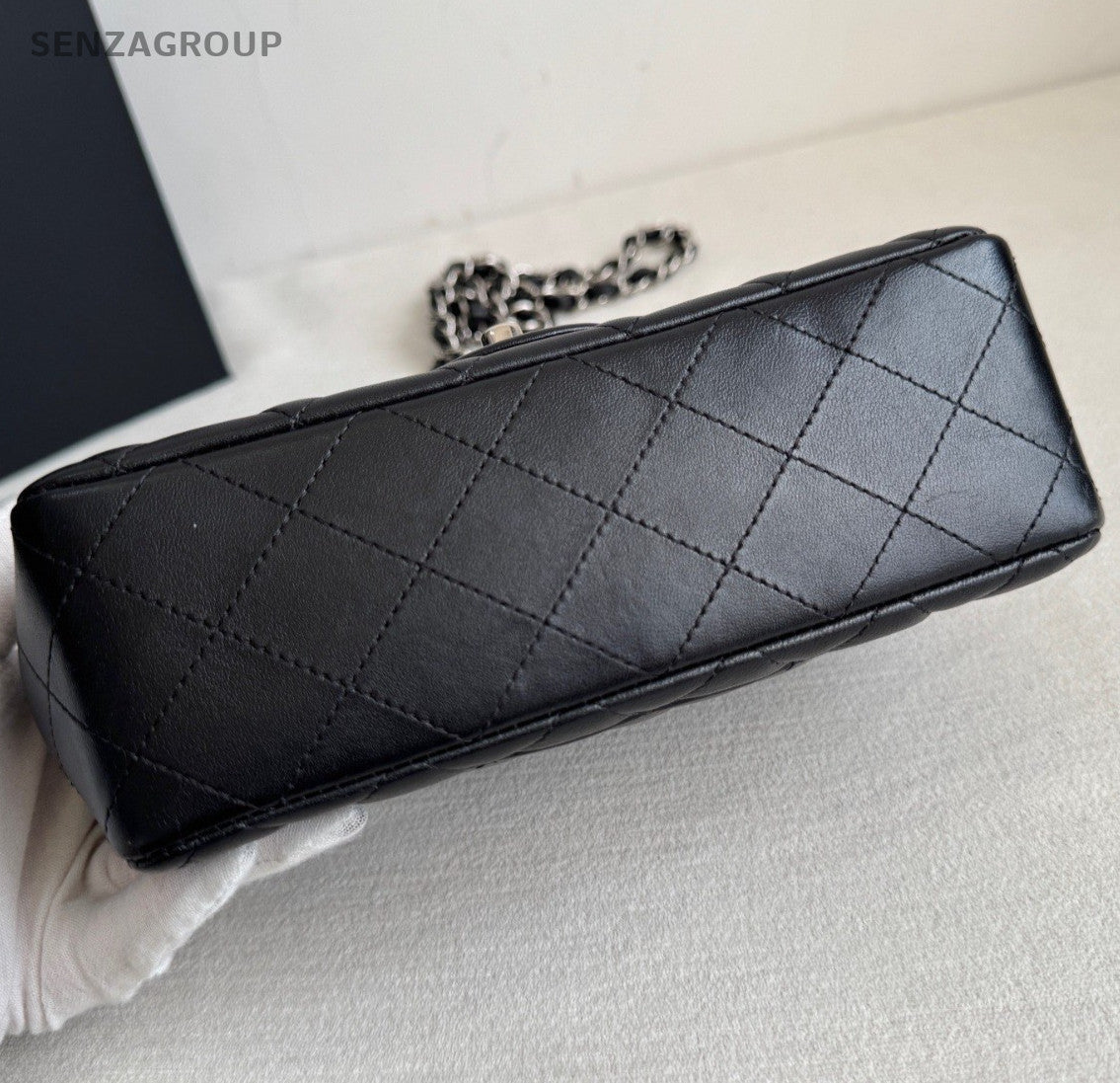 Chanel Classic Flap Chain Lambskin Mini Shoulder Bag Crossbody Black Women
