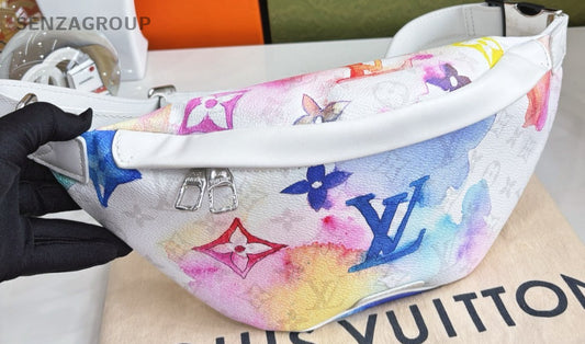 Louis Vuitton Discovery Coloful BumBag White Crossbody bag Almost brand NEW