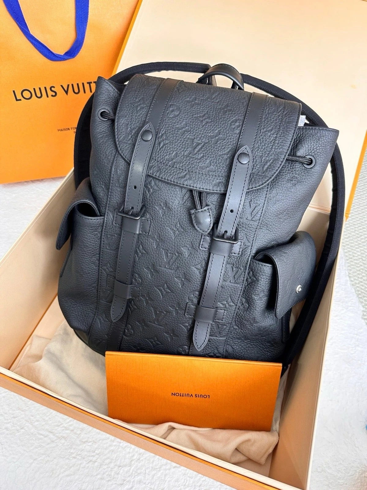 Louis Vuitton Black Christopher Small Backpack For Women