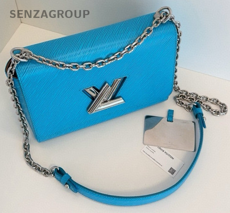 Louis Vuitton Twist Epi MM Light blue Shoulder bag Crossbody