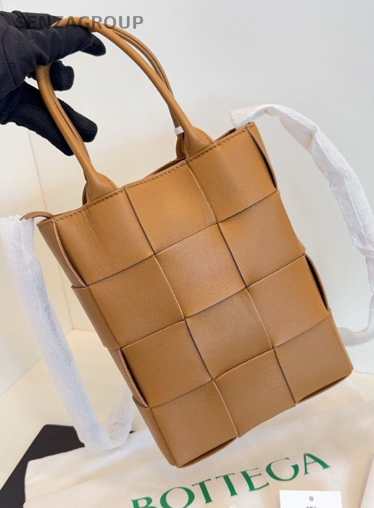 Bottega Veneta Cassette tote mini Top Handle bag caramel color Brand NEW