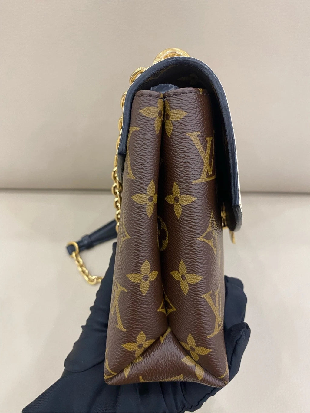 Louis Vuitton Saint Placide Monogram White Envelope Shoulder Bag