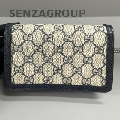 Gucci Dionysus Mini Chain Shoulder Bag in Black & Beige - Classic Women's