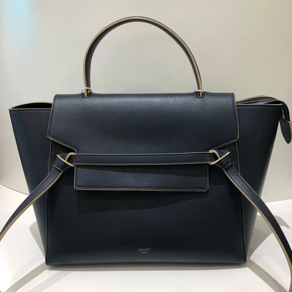 CELINE Mini Belt Bag Top Handle Bag Crossbody For Women