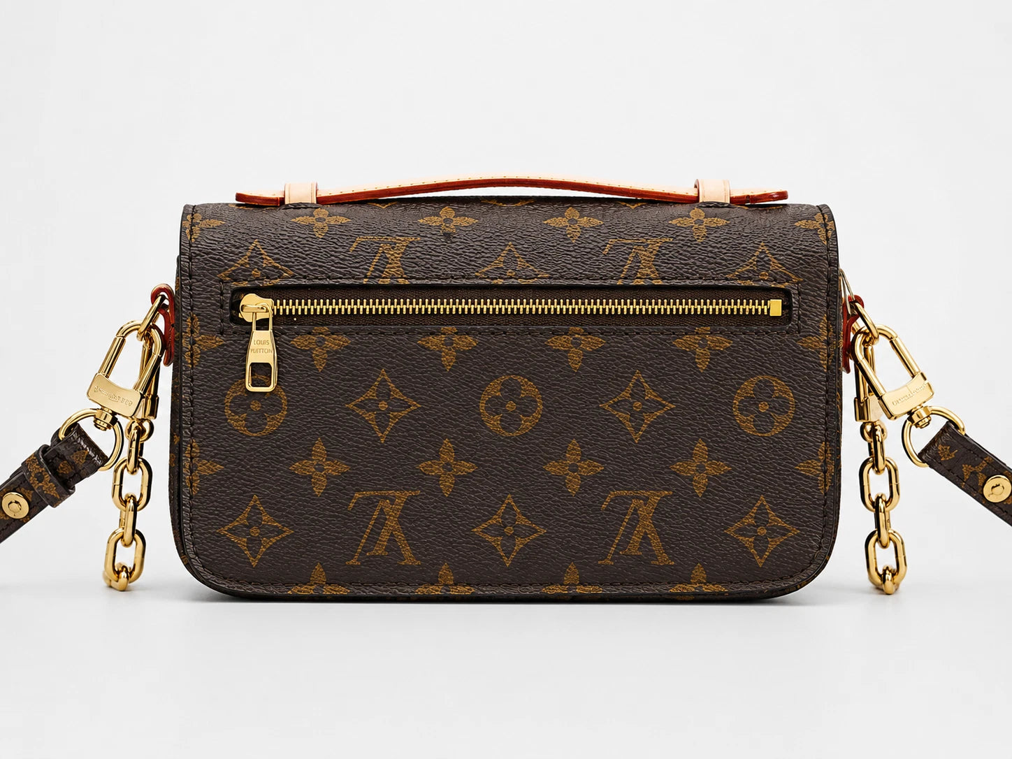 Louis Vuitton Pochette Metis East West Monogram Chain 2way Handbag Shoulder Bag