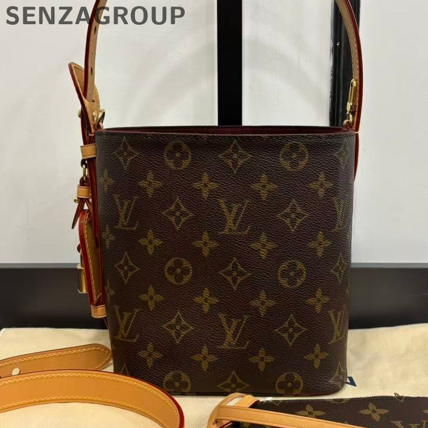 Louis Vuitton All In BB Small Monogram Shoulder Bag Brown Classic Women