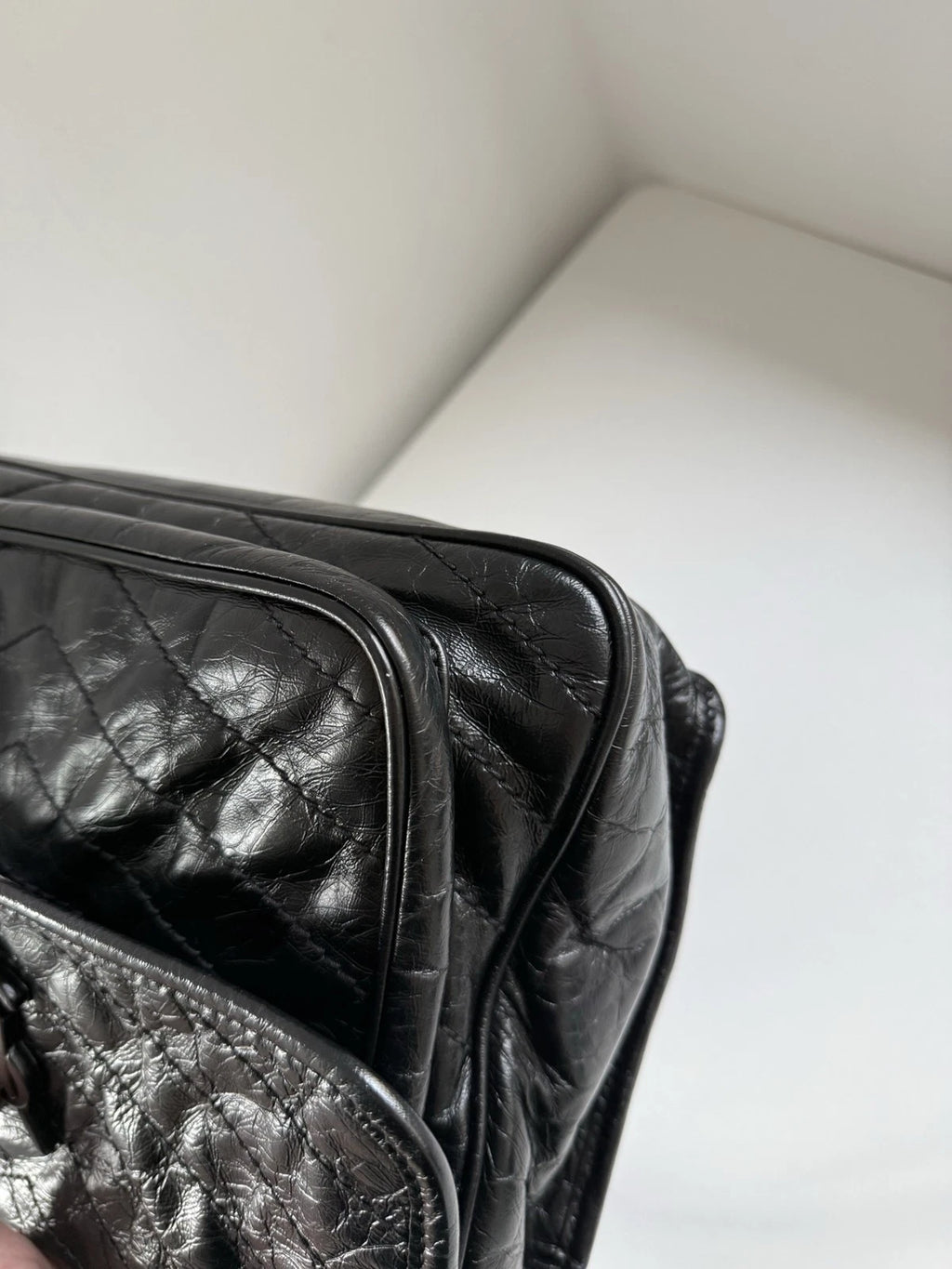 Saint Laurant Niki MM Black Chain Shoulder Bag Crossbody Silver Hardware