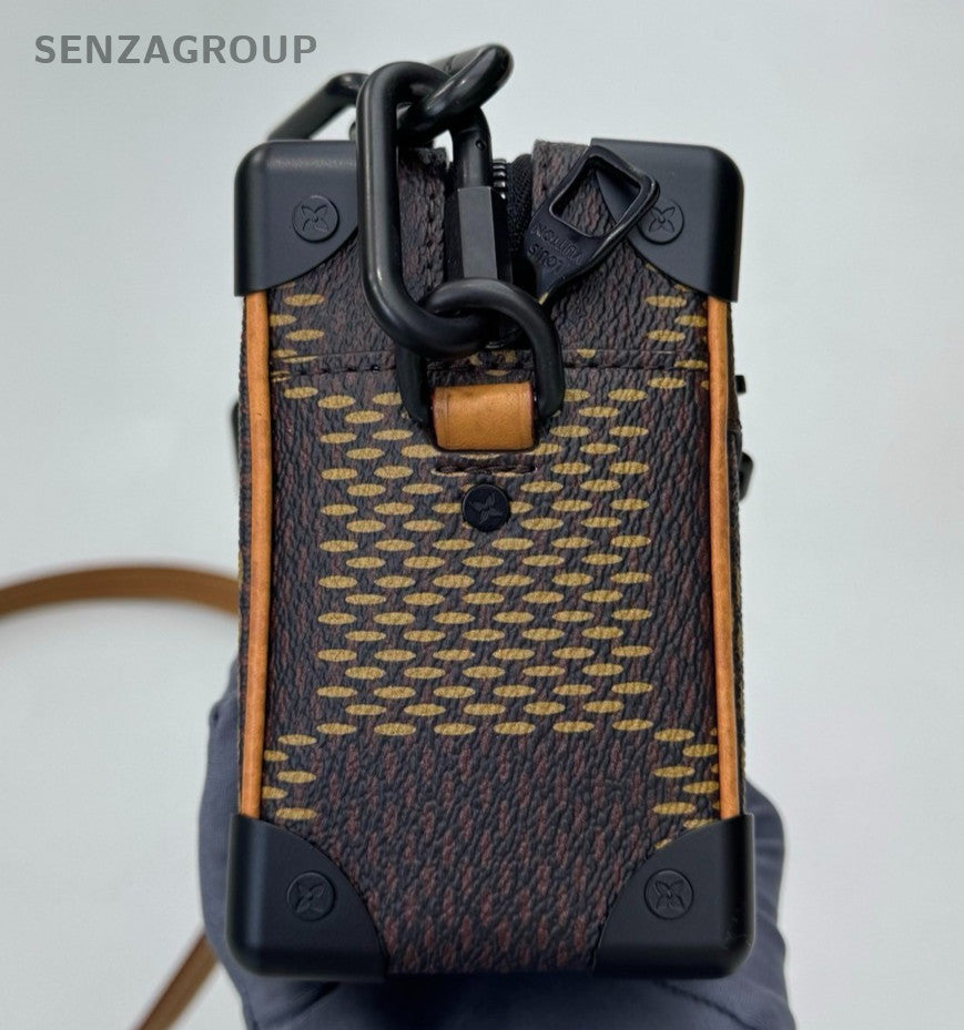 Louis Vuitton Nigo Soft Trunk Mini Monogram Shoulder Bag Crossbody Women Classic