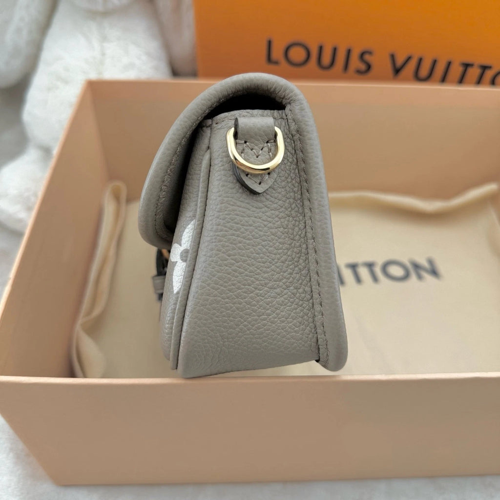 Louis Vuitton Diane Monogram Gray Shoulder Bag Excellent