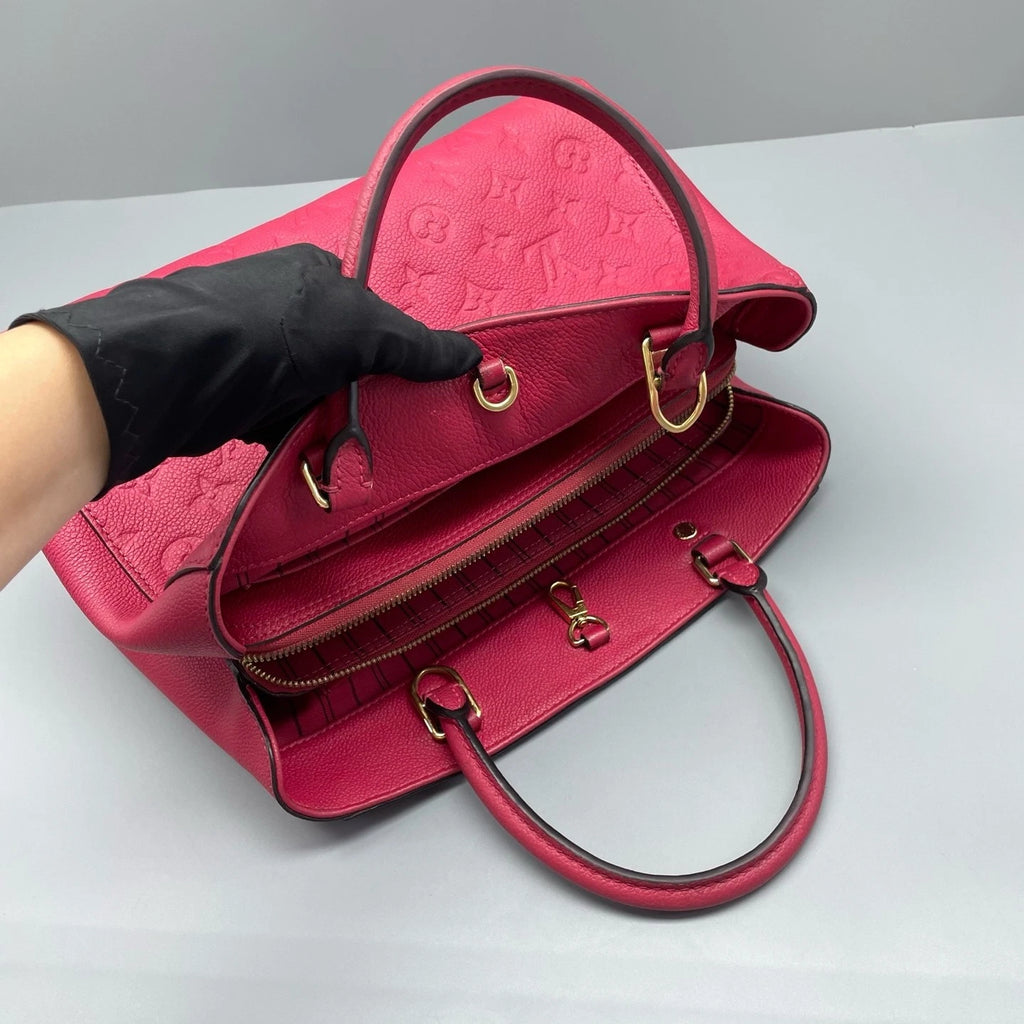Louis Vuitton Montaigne MM Pink Tote Bag for Women