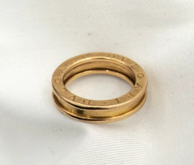 Authentic Bvlgari B.Zero1 1 Band Ring 18k Rose Gold Size 51 / US 5.75