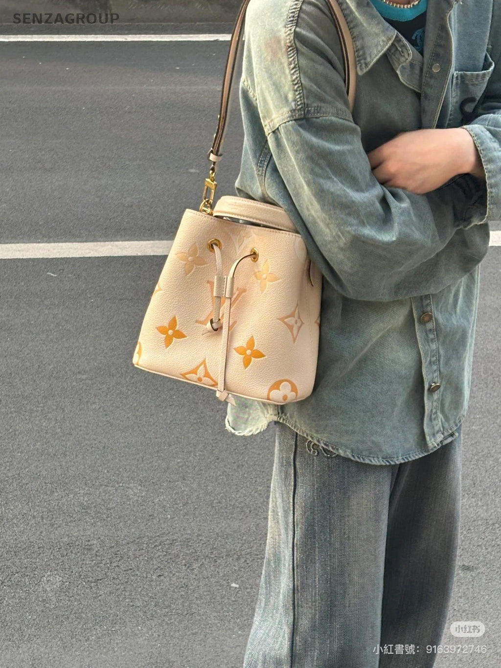 Louis Vuitton Neonoe PM Gradient color Bucket Shoulder bag
