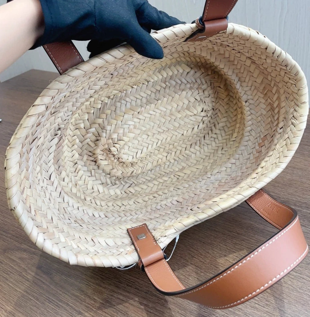 Loewe Basket Tote Top Handle Bag Shoulder Bag Excellent