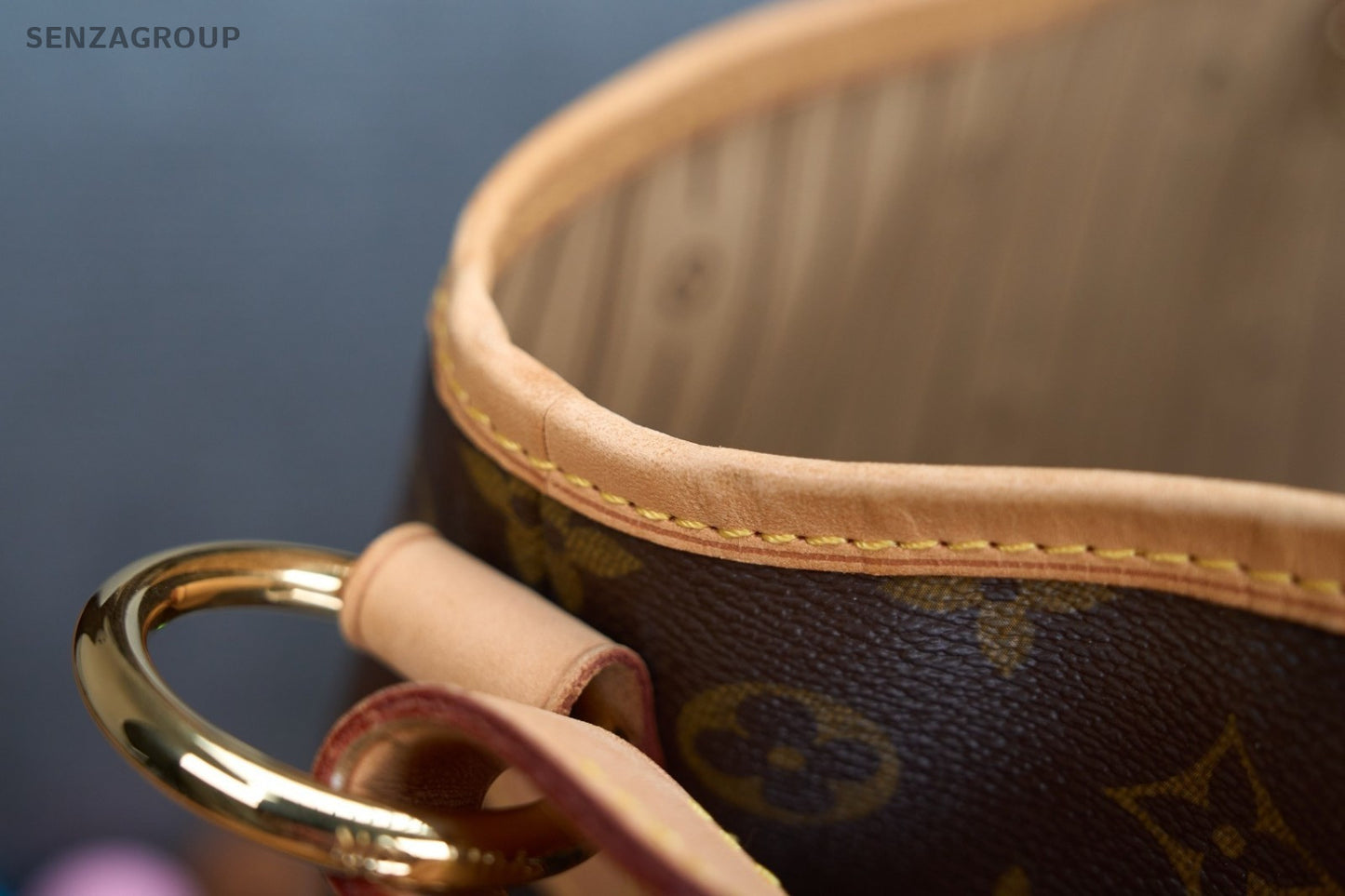 Louis Vuitton Delightful PM Monogram Leather Shoulder Bag Brown Women