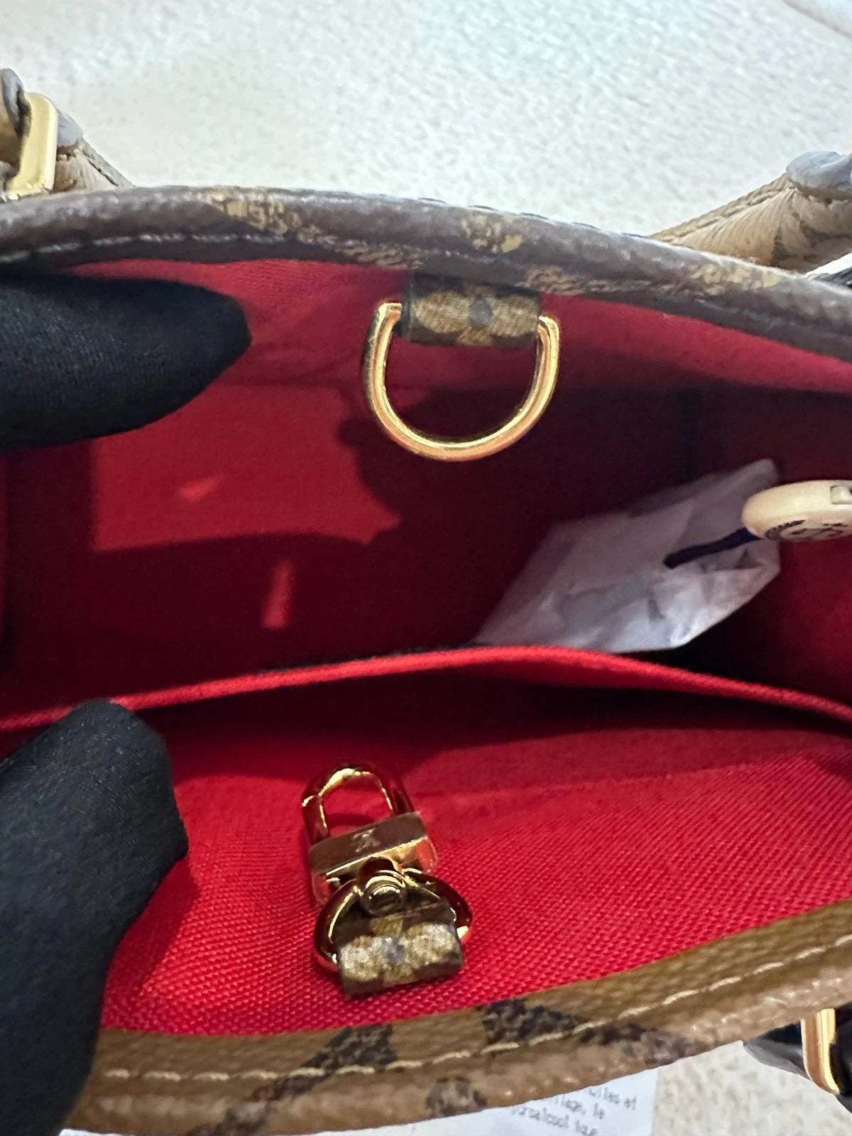 Louis Vuitton OnTheGo Canvas Tote Bag Excellent