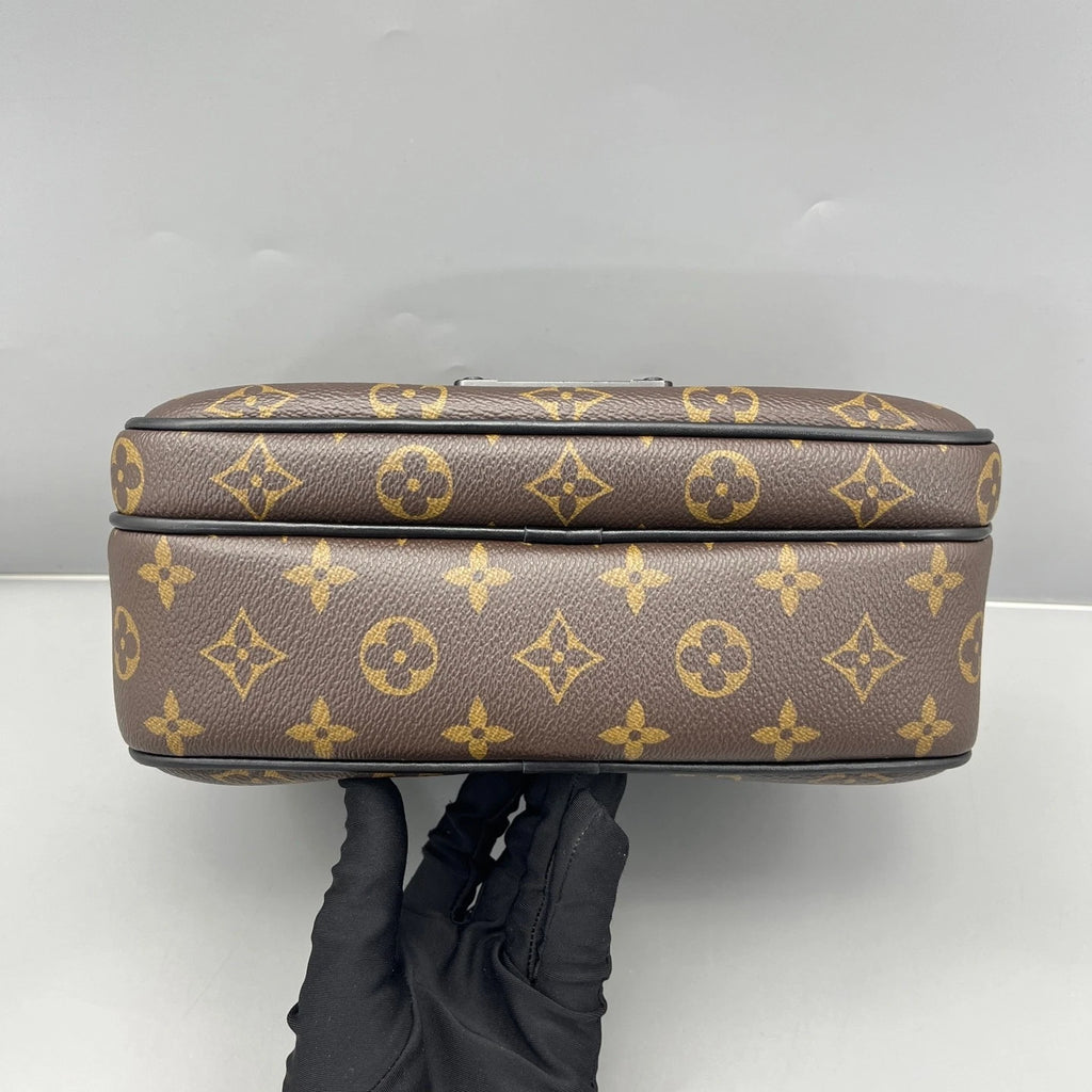 Louis Vuitton Canvas S-Lock Messenger Bag For Women