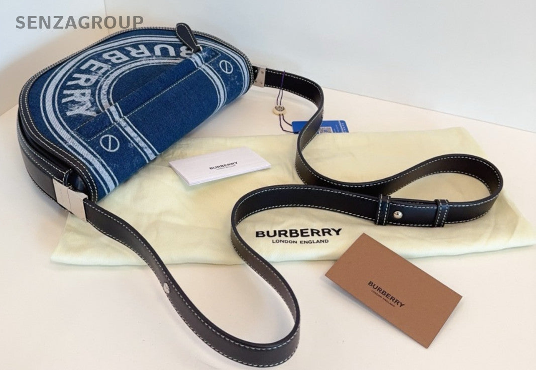 Burberry Olympia PM Denim Shoulder bag Blue