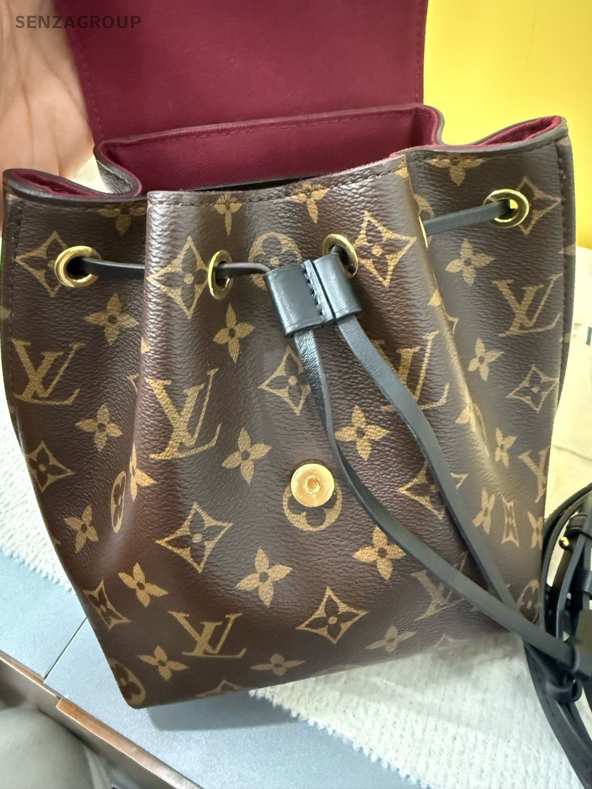 Louis Vuitton Montsouris Bb Monogram BackPack Top Handle Shoulder bag M45516
