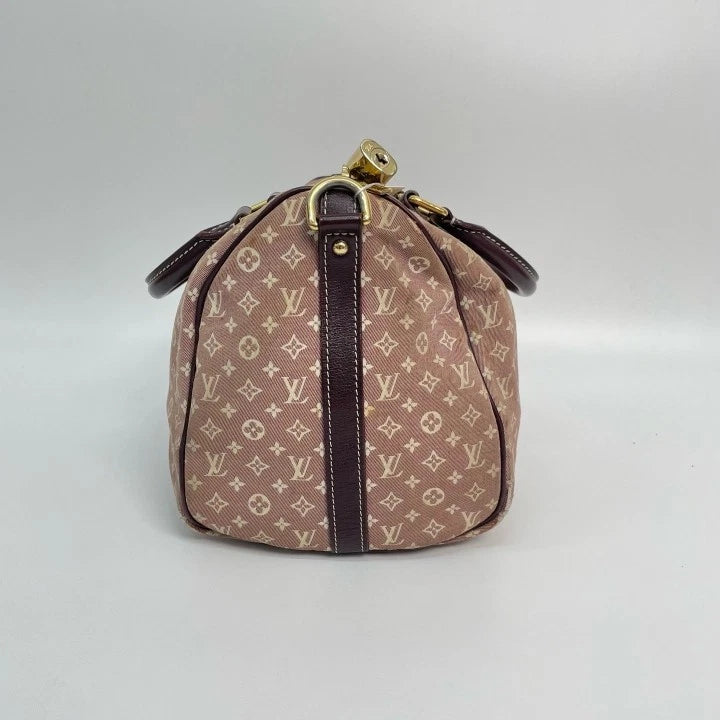 Louis Vuitton Denim Monogram Speedy30 Shoulder Bag For Women