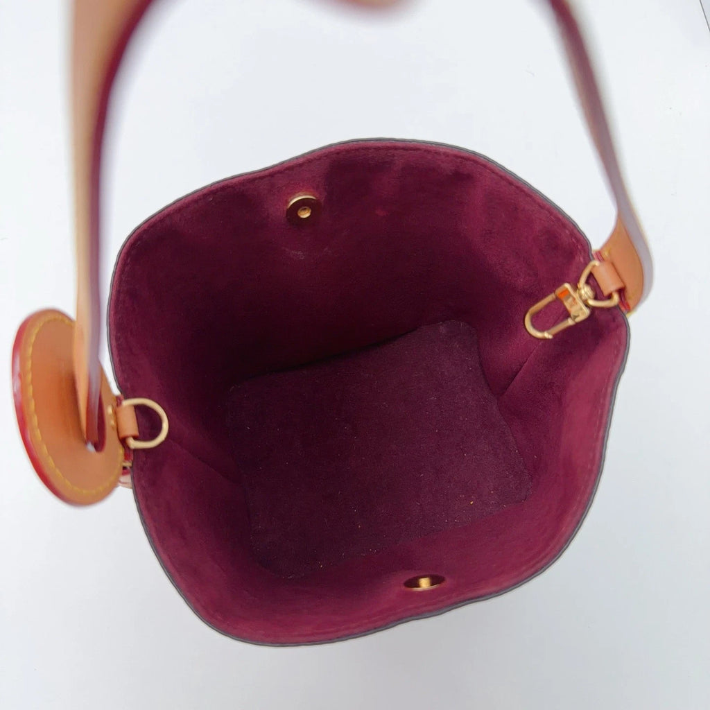 Louis Vuitton All In BB Bucket Monogram Shoulder Bag Brown Women