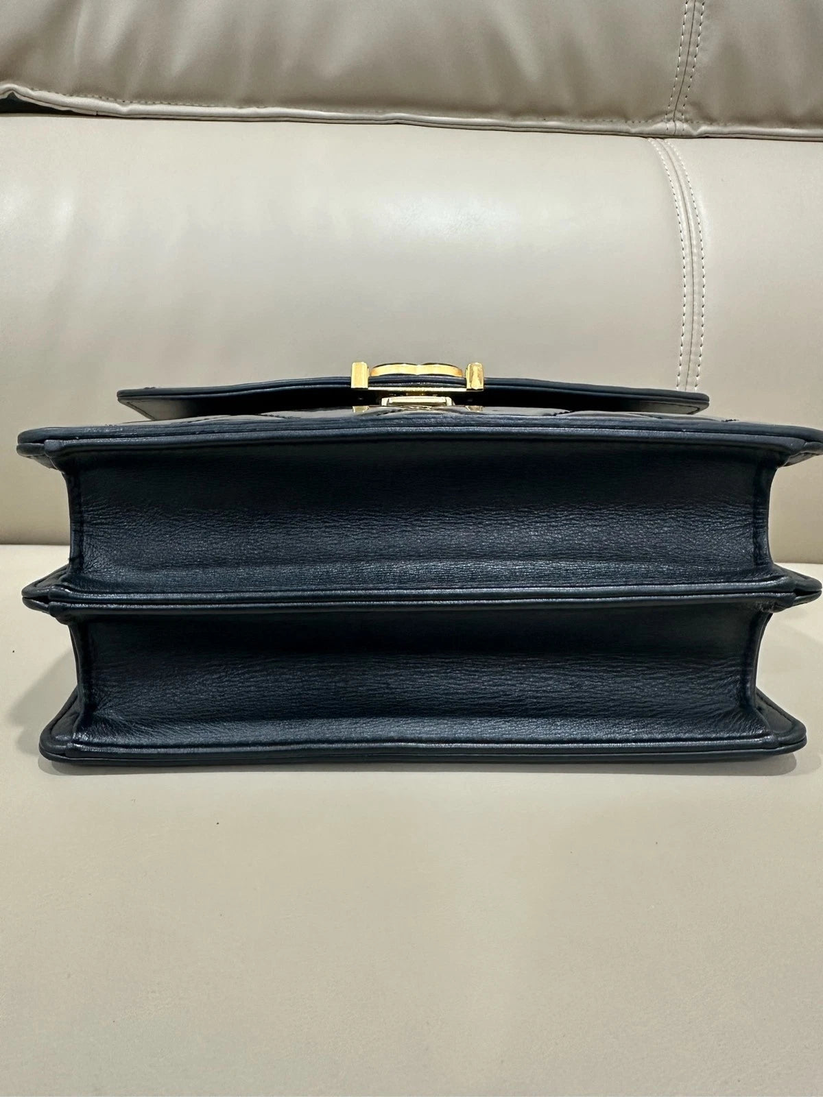 CHANEL Black Patent Leather Crossbody Bag For Women
