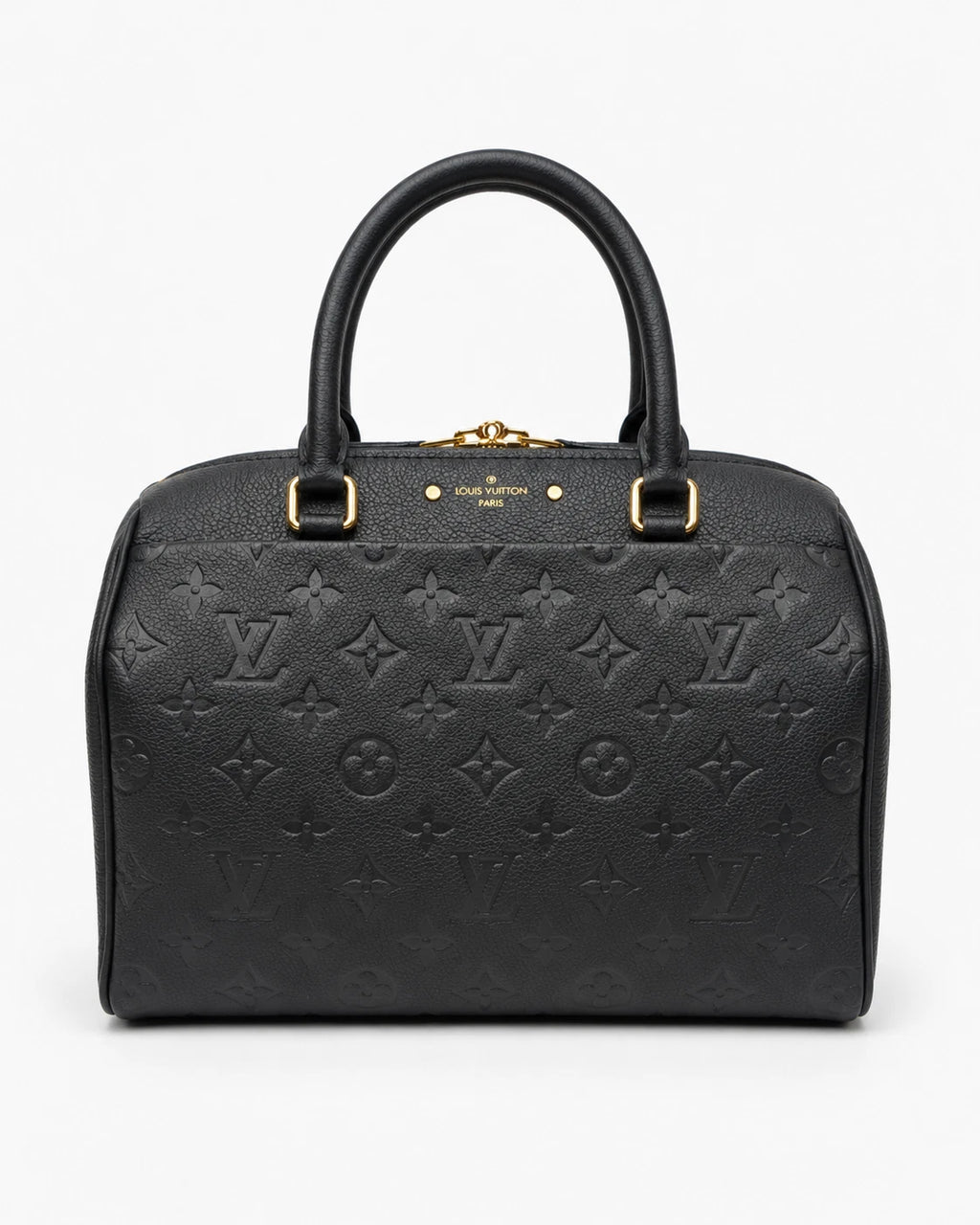 Louis Vuitton Speedy25 Monogram Black Empreinte 2Way Top Handle Crossbody GHW