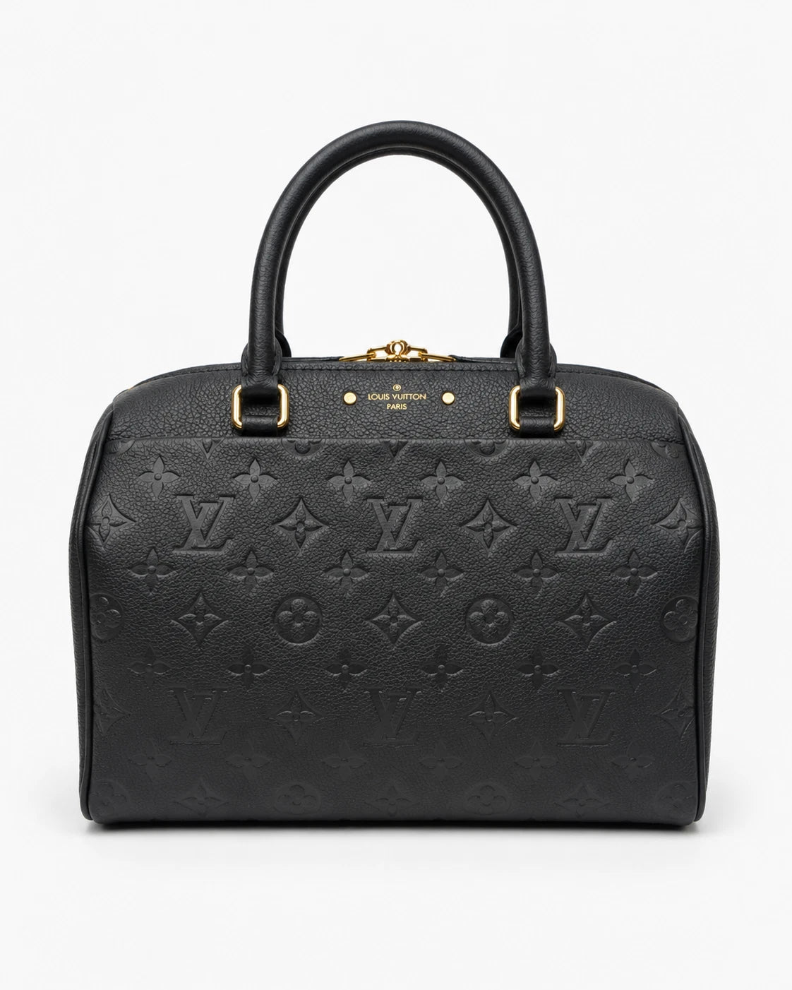 Louis Vuitton Speedy25 Monogram Black Empreinte 2Way Top Handle Crossbody GHW
