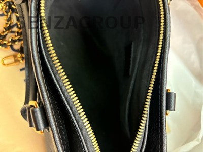 Louis Vuitton OTG Crossbody Bag Black Gold Women's Leather Tote