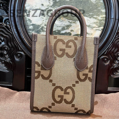 Gucci Mini Dionysus Bag Brown Gold Buckle Classic Women's Shoulder Bag