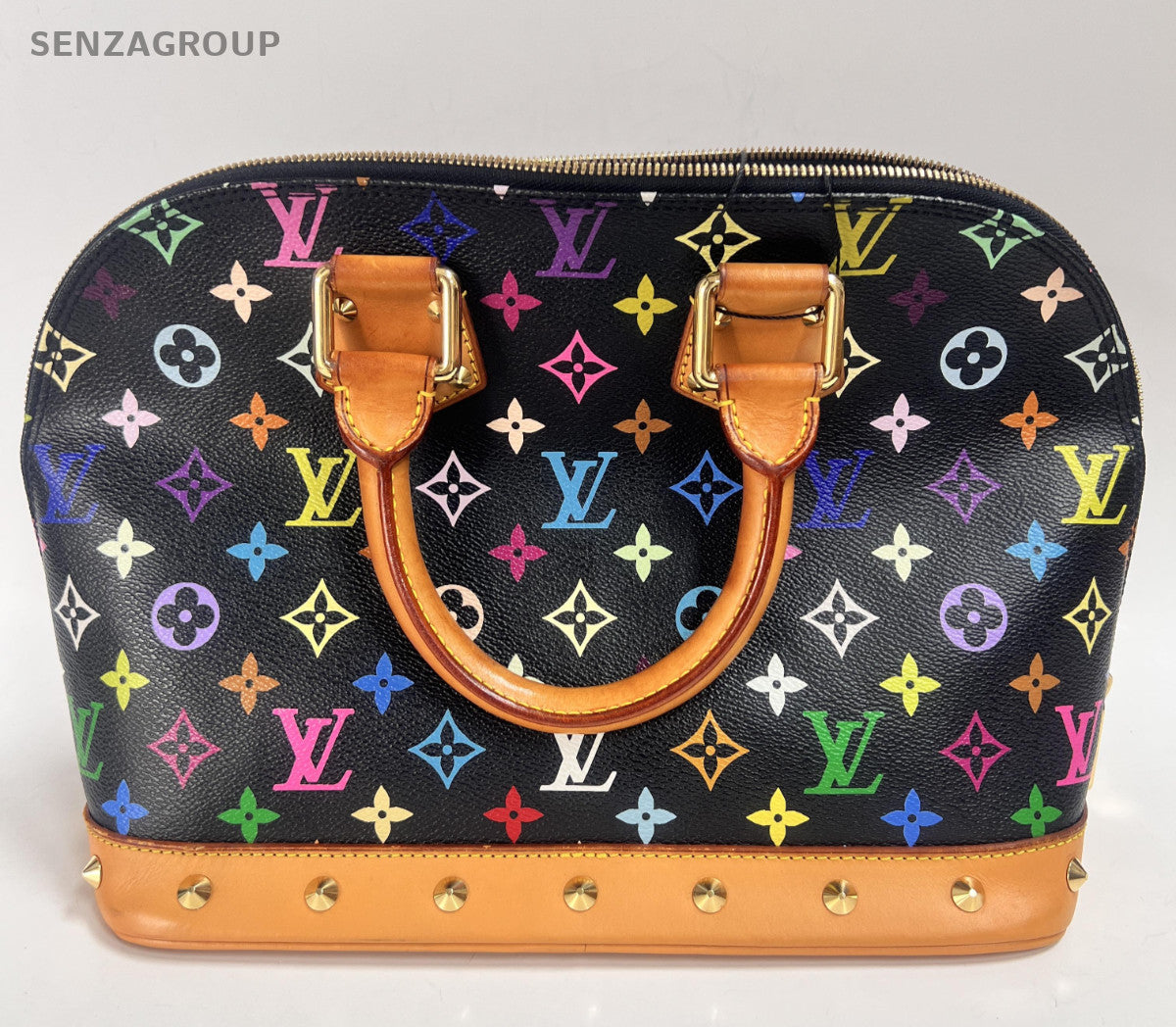 Louis Vuitton Alma GM Multi Color Monogram Top Handle Bag Women Classic Designer
