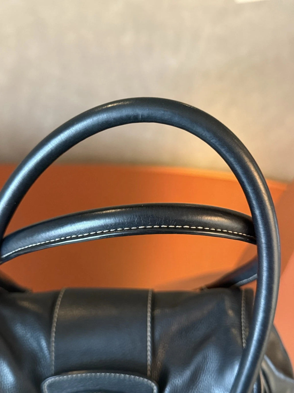 Christian Dior Calfskin PM Shoulder Bag Black Silver Hardware Women Classic