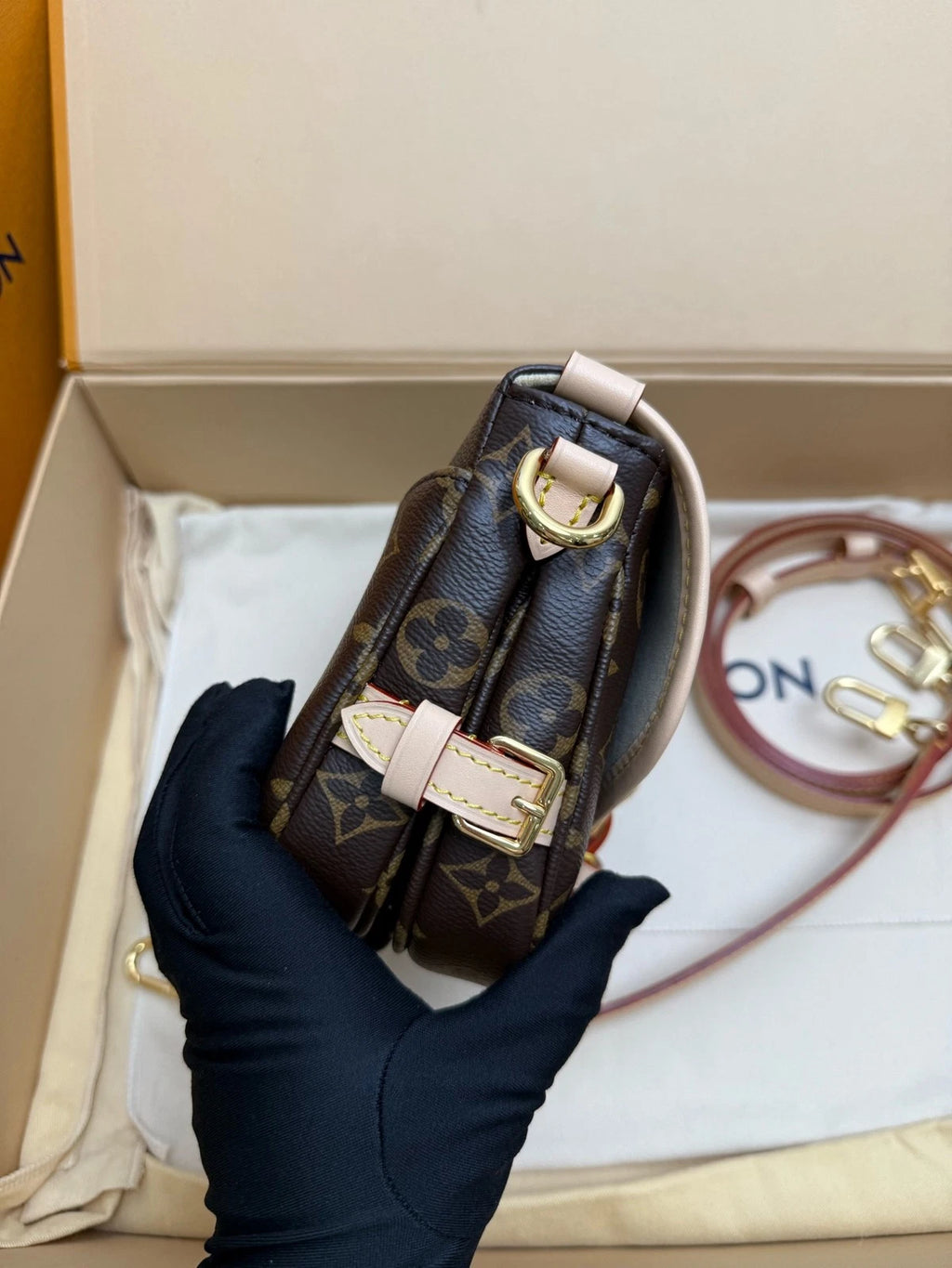 Louis Vuitton Canvas Twin Shoulder Bag For Women