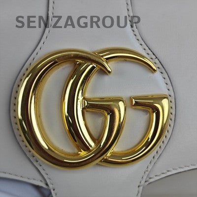 Gucci Arli White Calfskin Envelope Shoulder Crossbody Bag Women Fashion