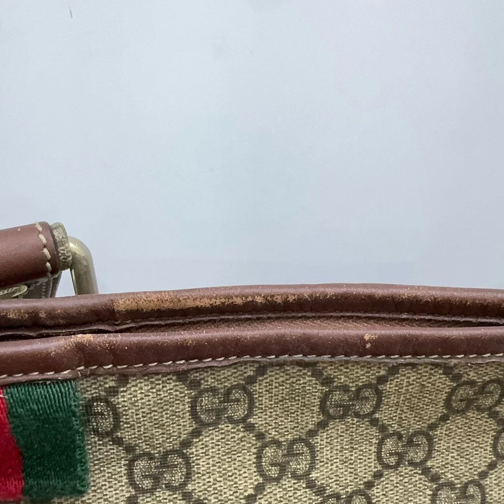 Gucci Classic Monogram Canvas Women Shoulder Crossbody Messenger Bag