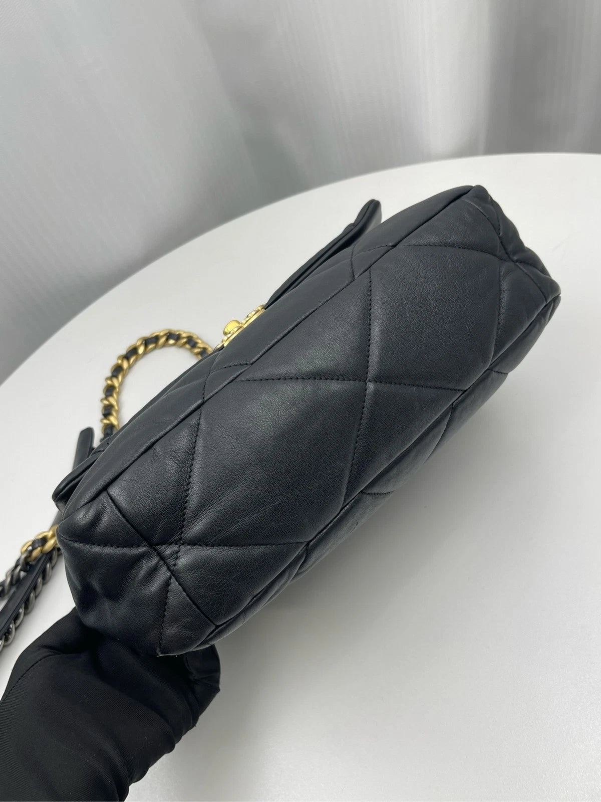 CHANEL 19 Medium Shoulder Bag Leather For Women