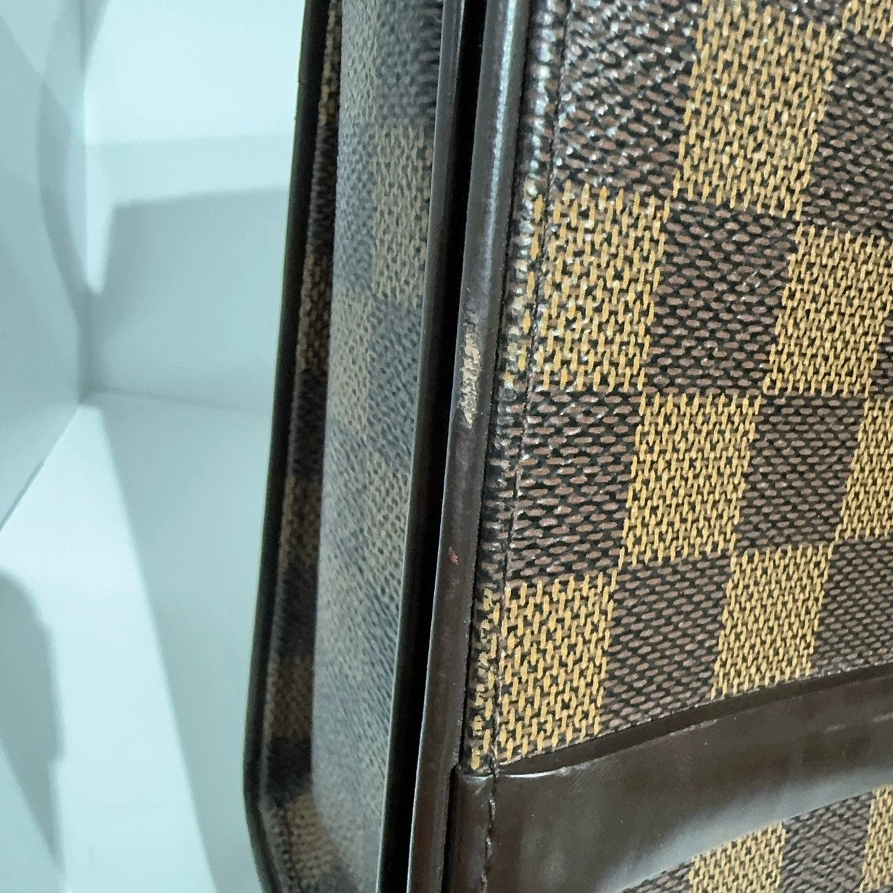 Louis Vuitton Damier Canvas Flap Shoulder Underarm Bag For Women