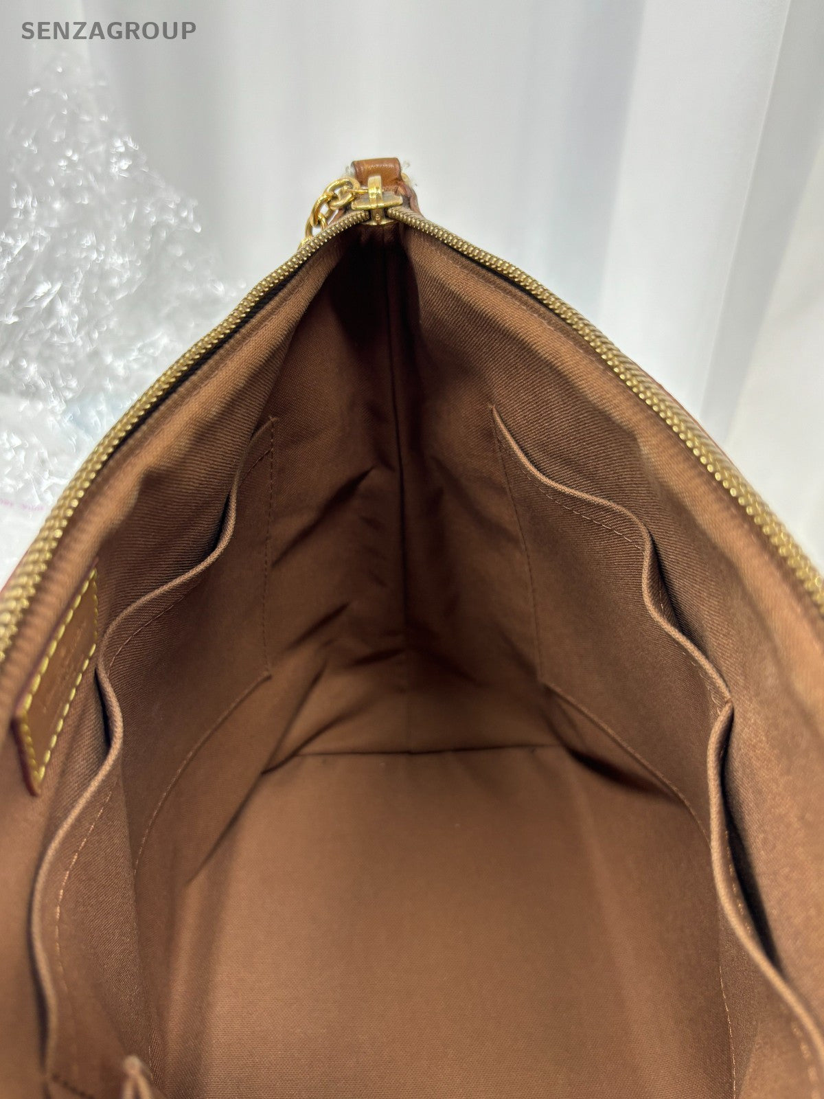 Louis Vuitton Monogram Palermo MM 2way Shoulder bag tote Brown