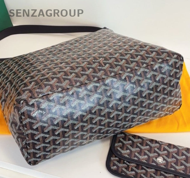 Goyard Boheme Hobo Shoulder Bag Black Silver Women Classic