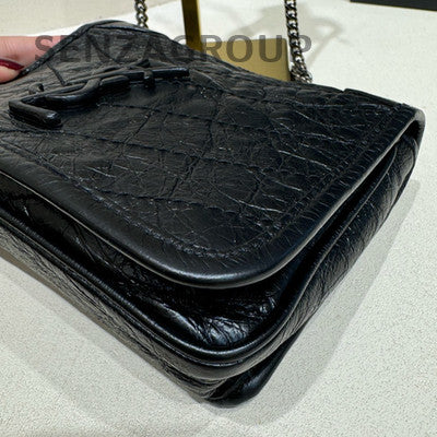 Saint Laurent Niki Mini WOC Black Leather Crossbody Bag - Excellent Condition