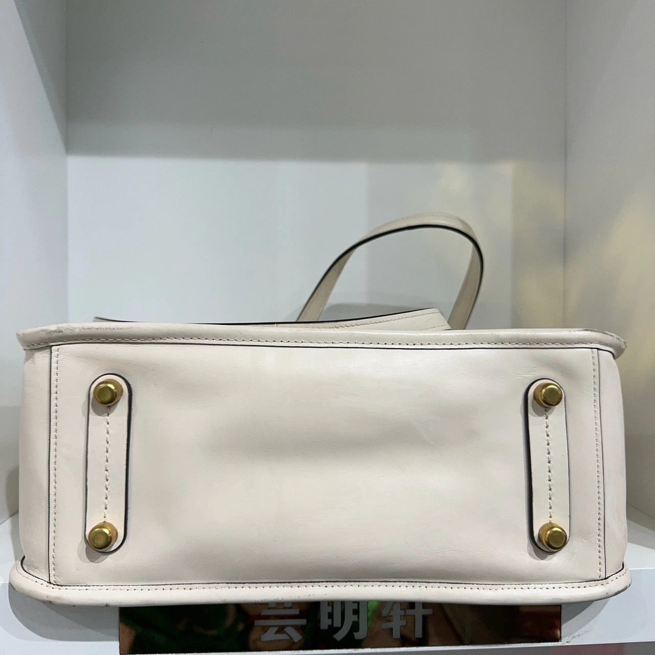 COACH Tyler 35 Women's Signature Canvas Calfskin Handbag Shoulder Bag