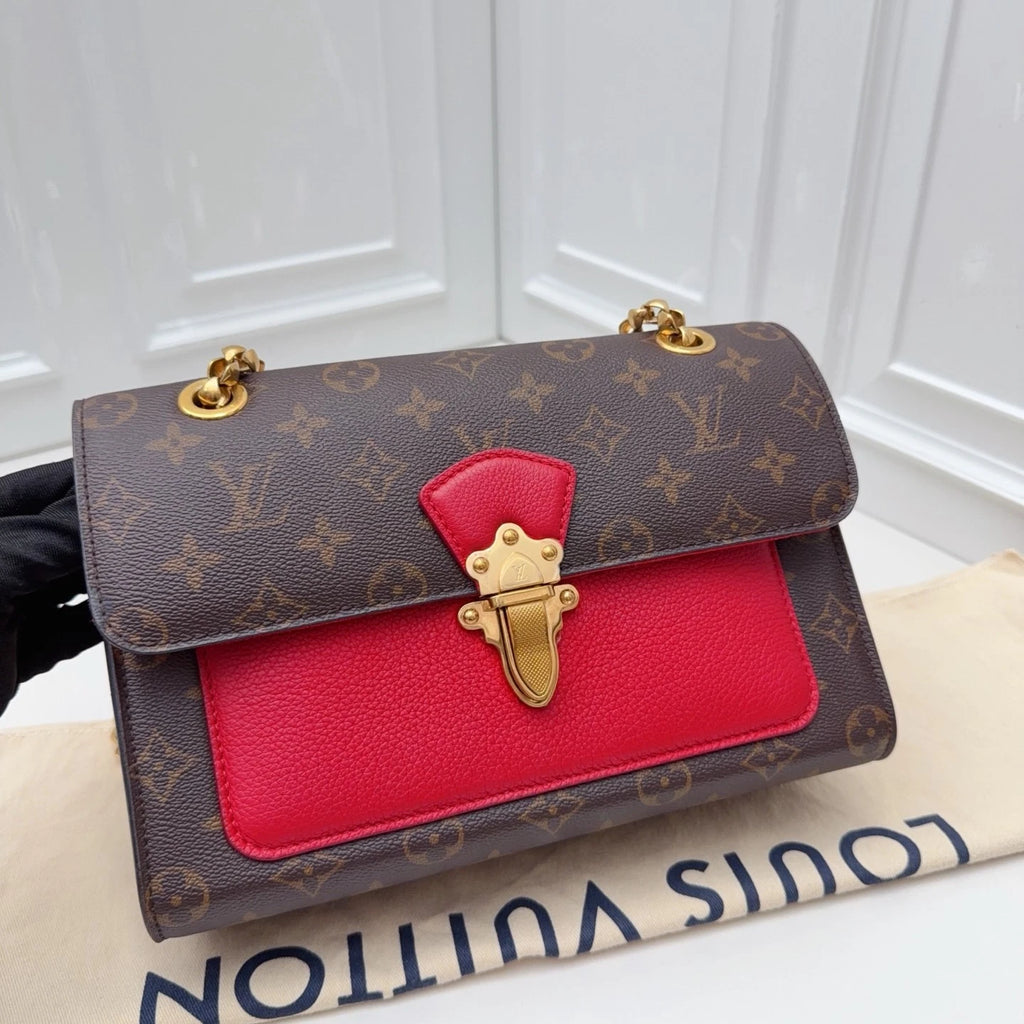Louis Vuitton Victoire Gold Chain Shoulder Bag Crossbody Bag Women new
