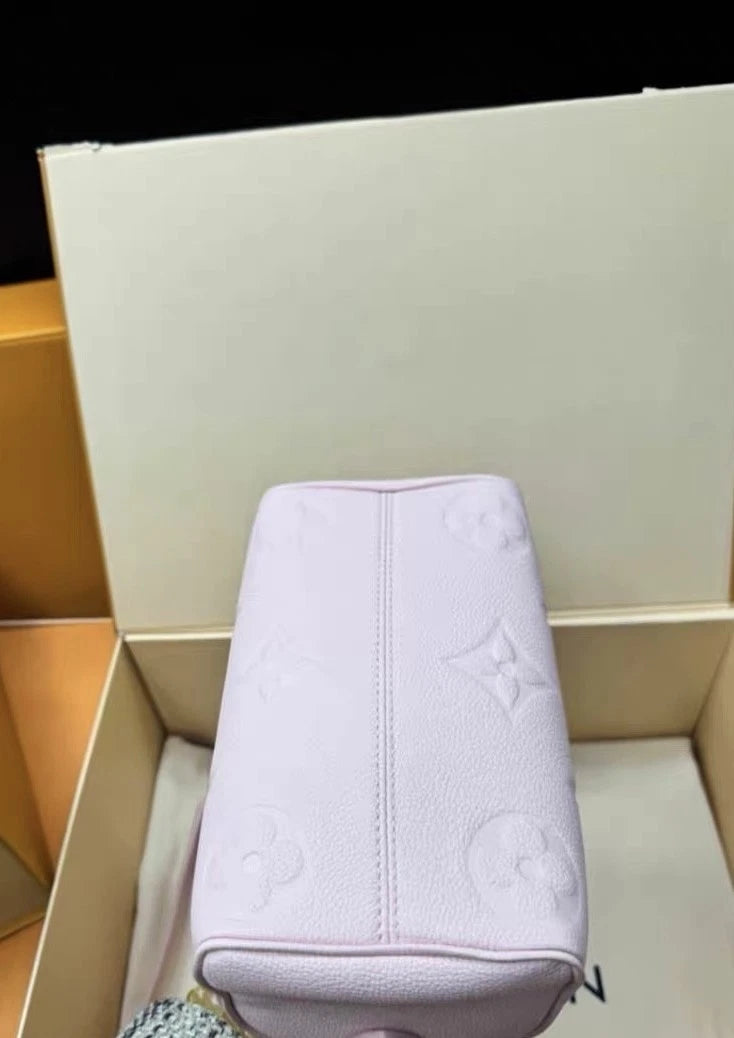 Louis Vuitton Speedy20 Pink Leather Handbag For Women