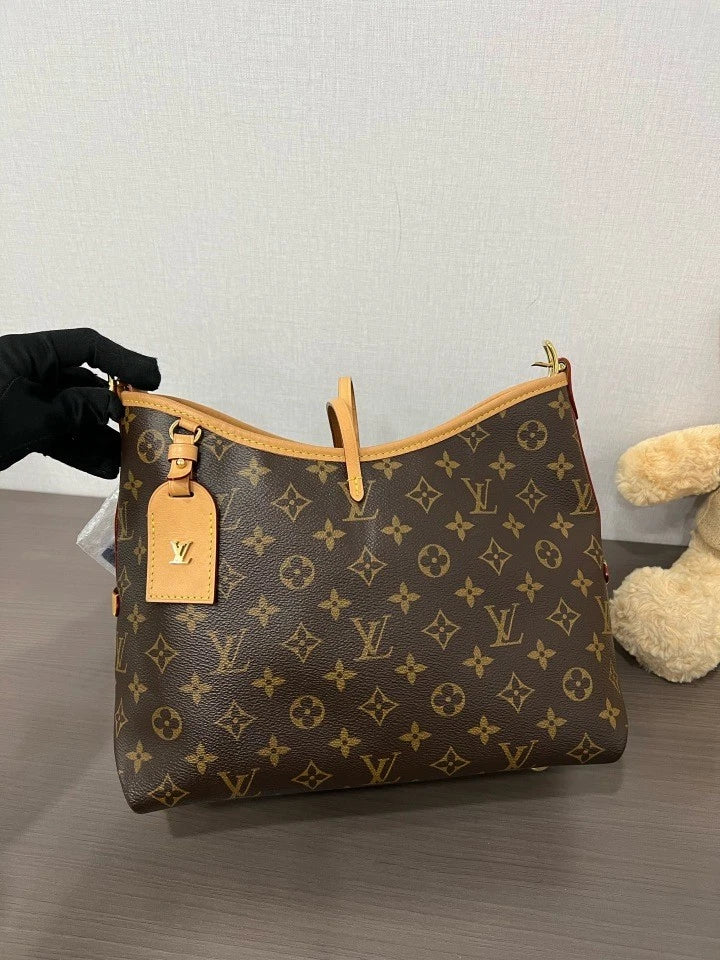 Louis Vuitton Monogram Canvas Small Carryall Tote Bag For Women