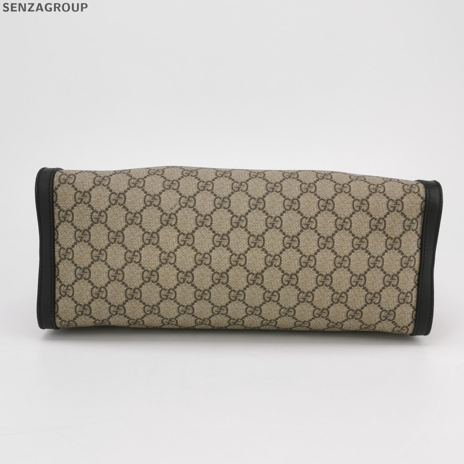 Gucci GG Supreme Canvas Chain Shoulder Bag Brown & Black Women's Classic