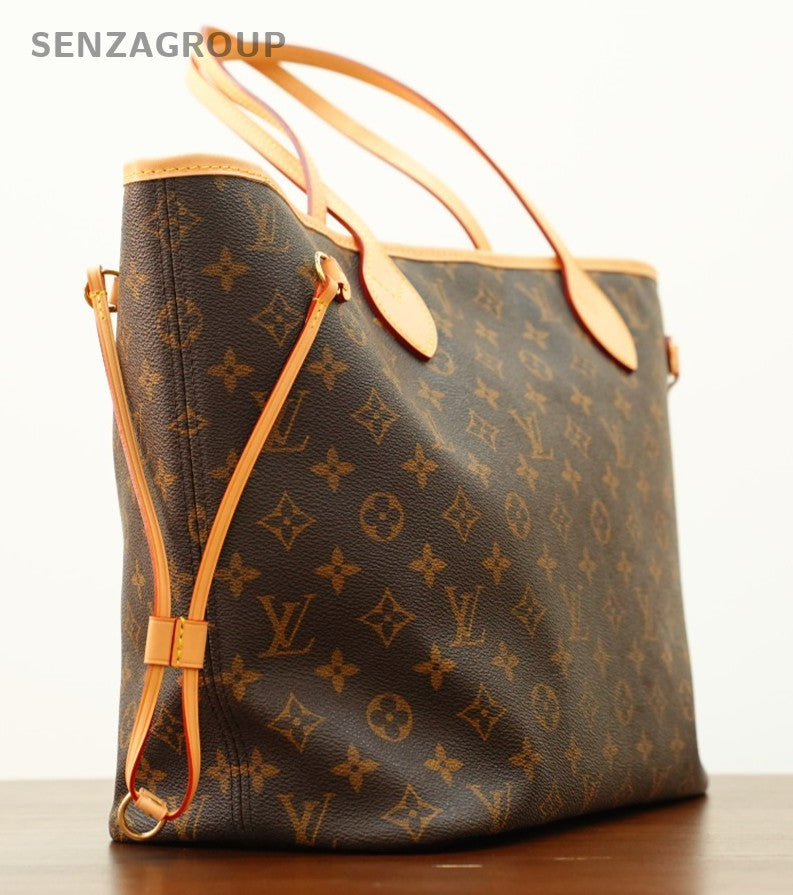 Louis Vuitton Neverfull MM Tote Monogram Shoulder bag Brown Women